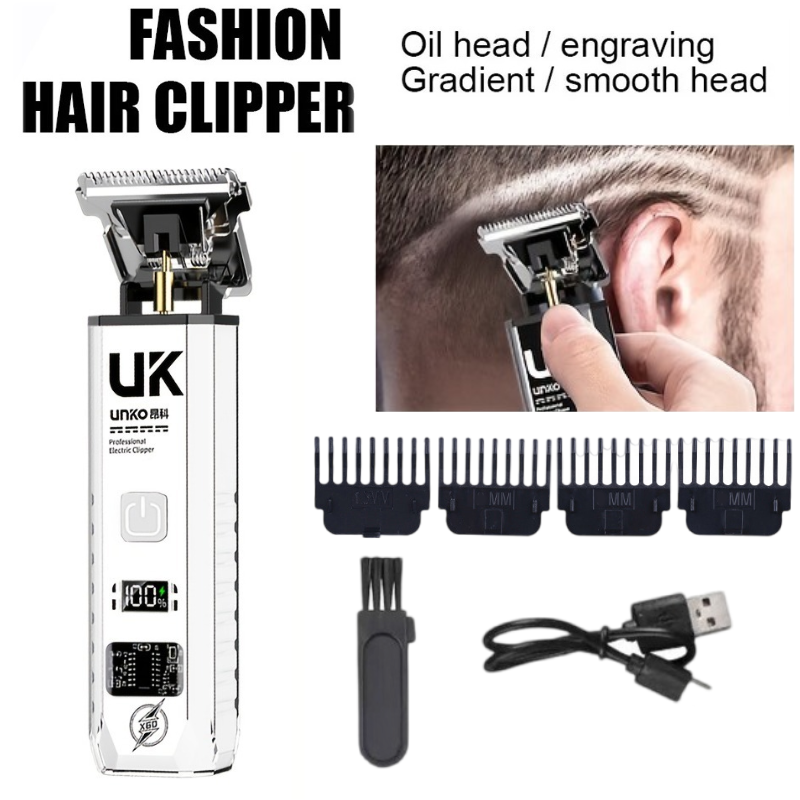 Men'S Grooming Essentials - Electric Hair Clipper for Men Cordless