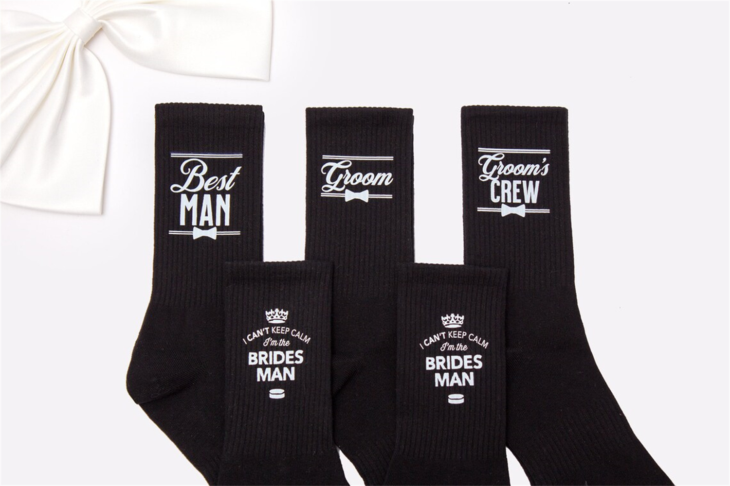 Men'S Grooming Day - Groom socks, Best Man gifts, groomsman