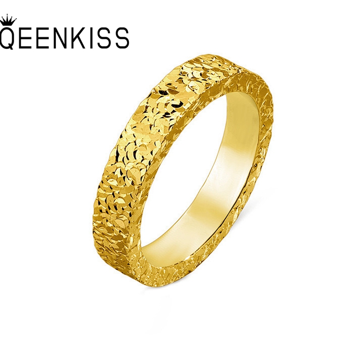 Men'S Grooming Gifts - QEENKISS Gold Ice Ring For Women