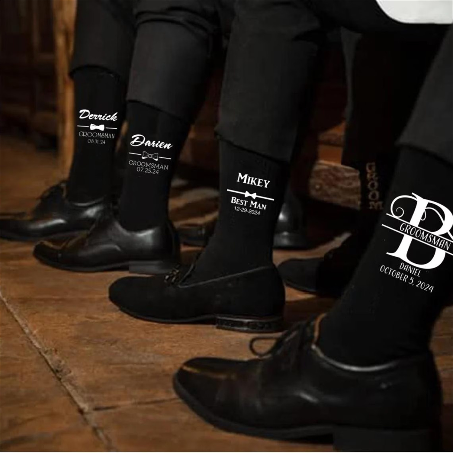 Groomsman Gift Socks, Wedding  - đánh giá và giá Men'S Grooming Day