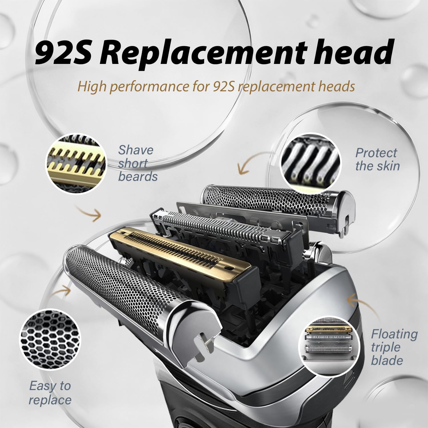 New 92S Replacement Foil Head  - đánh giá và giá Men'S Face Grooming