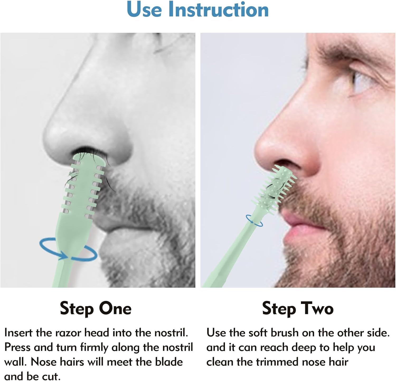 5/20/50Pcs 2-in-1 Nasal Cutter - đánh giá và giá Men'S Face Grooming