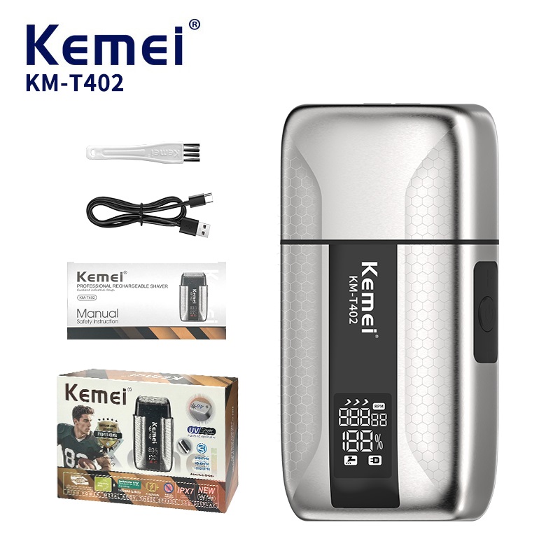Kemei T402 Professional Barber - đánh giá và giá Men'S Grooming Razor