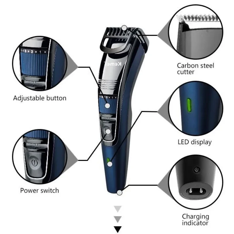 Kemei 632 0.5-10mm Adjustable  - đánh giá và giá Men'S Face Grooming