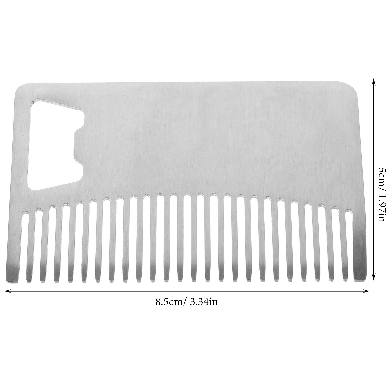 Stainless Steel Beard Comb Por - đánh giá và giá Grooming Men'S Hair
