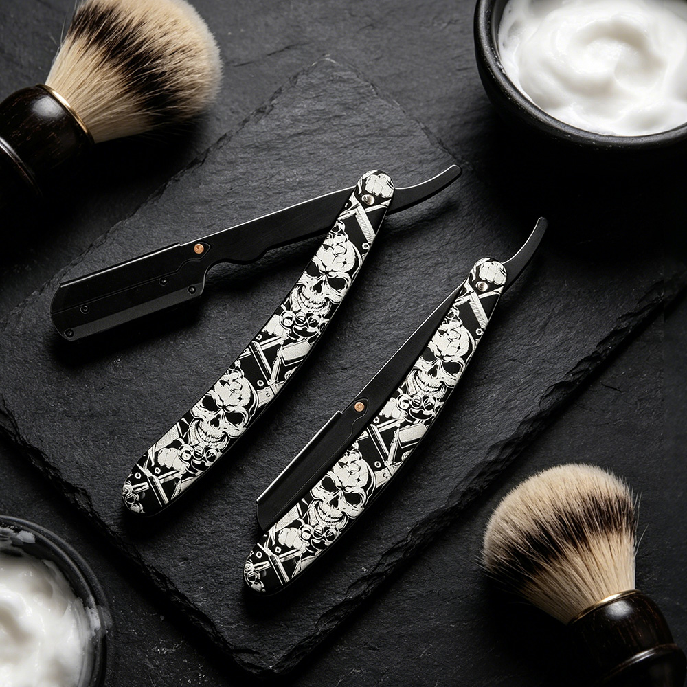 Vintage Skull Art Print Handle - đánh giá và giá Men'S Grooming Eyebrow Trimming