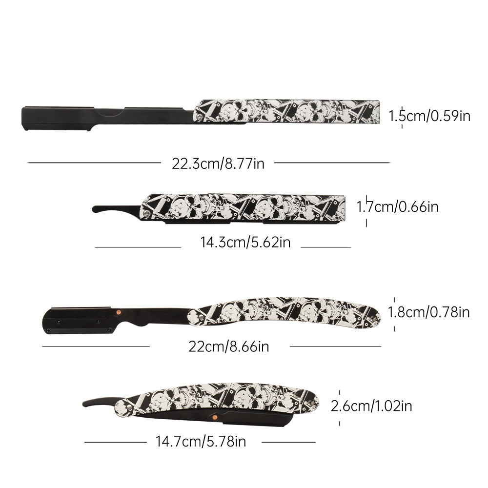 Vintage Skull Art Print Handle - đánh giá và giá Men'S Grooming Eyebrow Trimming
