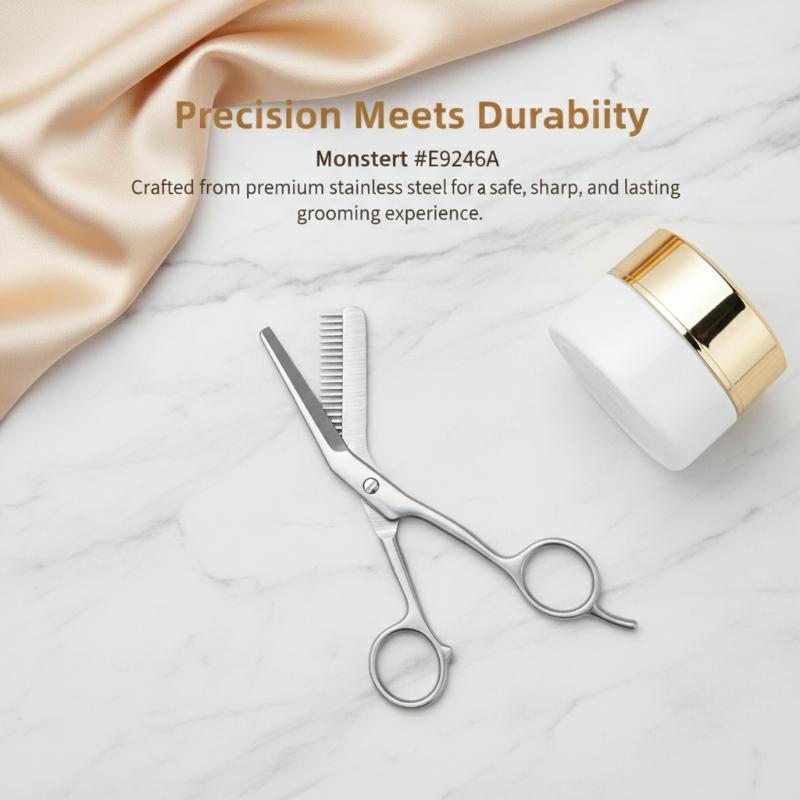 Stainless Steel Eyebrow Scisso - đánh giá và giá Men'S Grooming Eyebrow Trimming