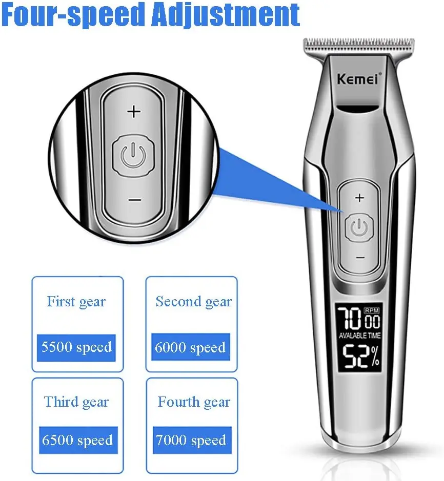 Kemei Hair Clipper KM-5027 Or  - đánh giá và giá Men'S Grooming Razor