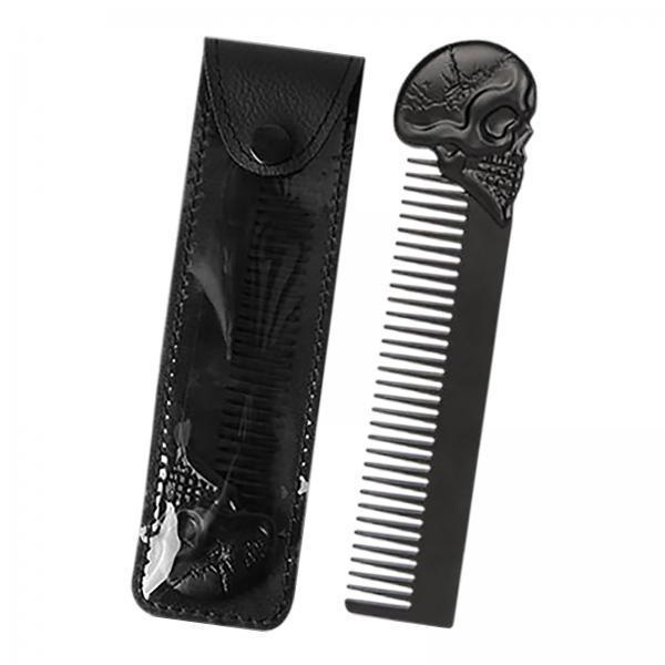 Skull Head Pocket Beard Comb Z - đánh giá và giá Men'S Grooming Hairstyles