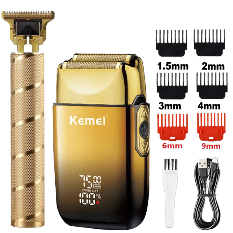 Kemei KM-TX10 T9 Hair Trimmer  - đánh giá và giá Men'S Grooming Boxes