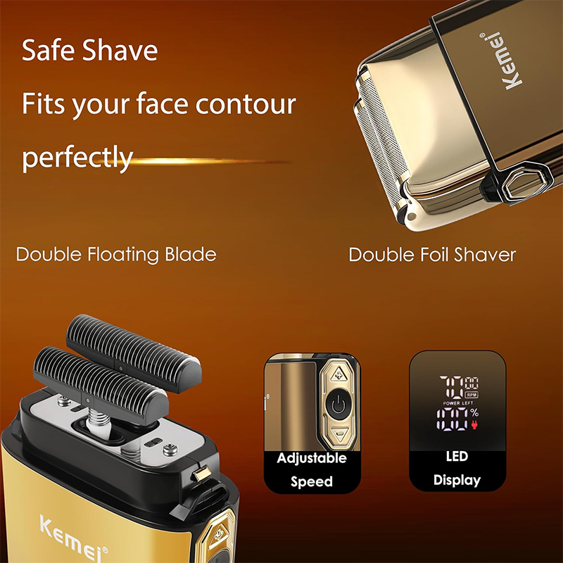 Kemei KM-TX10 T9 Hair Trimmer  - đánh giá và giá Men'S Grooming Boxes