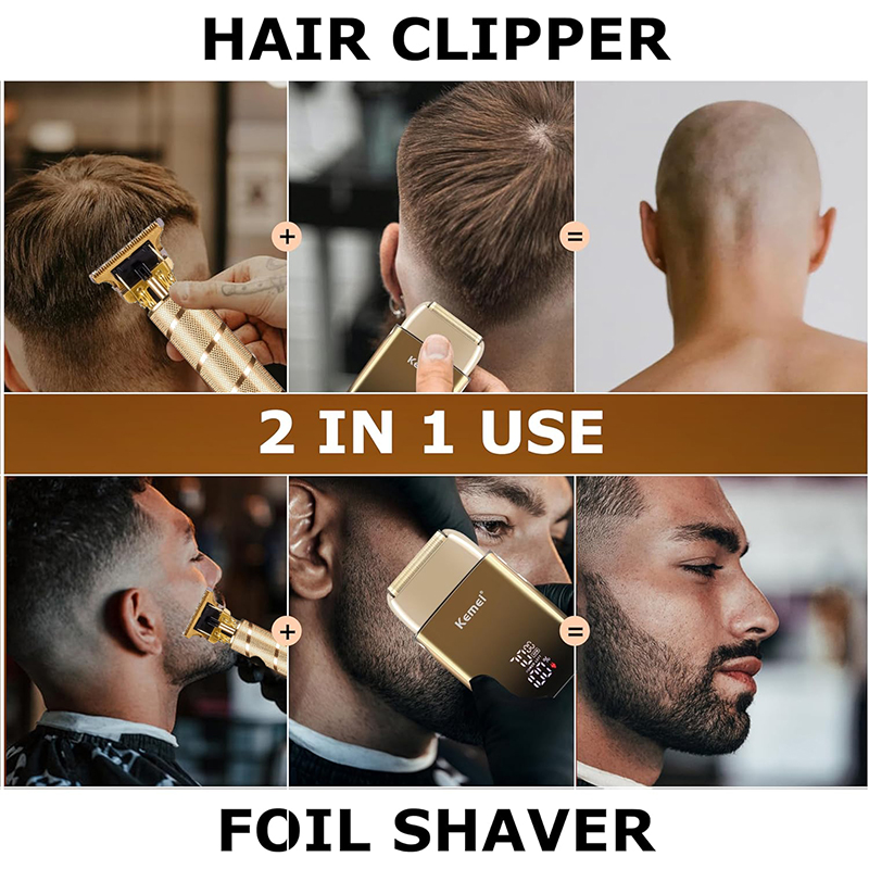 Kemei KM-TX10 T9 Hair Trimmer  - đánh giá và giá Men'S Grooming Boxes