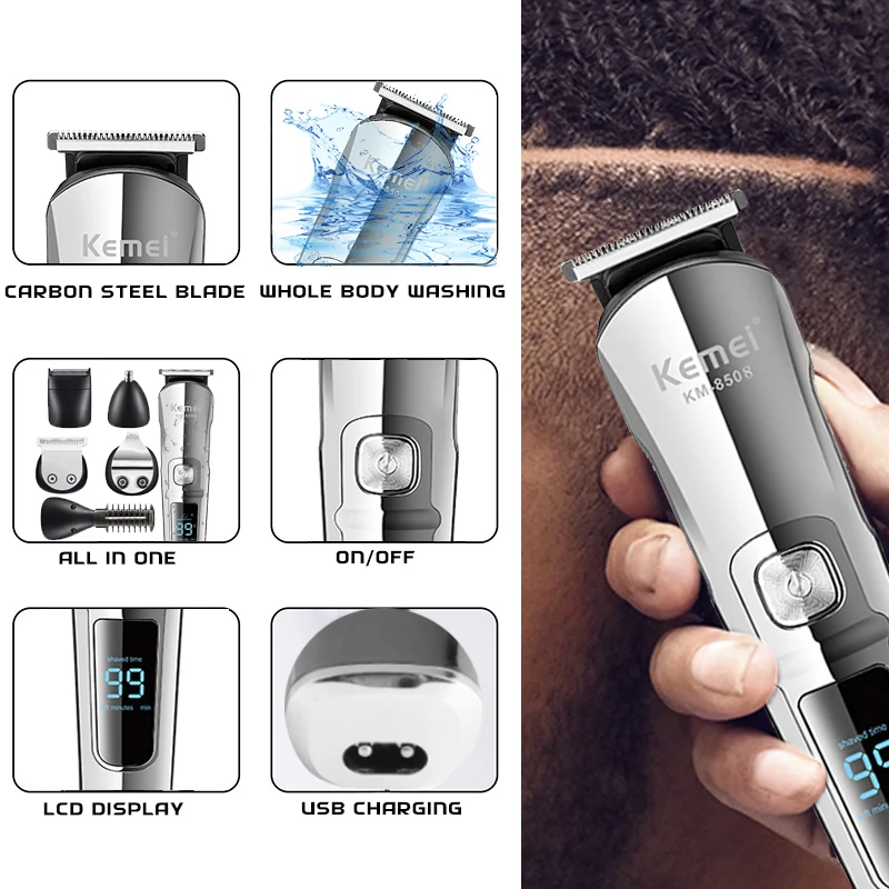 Kemei Professional Multifuncti - đánh giá và giá Men'S Grooming Boxes