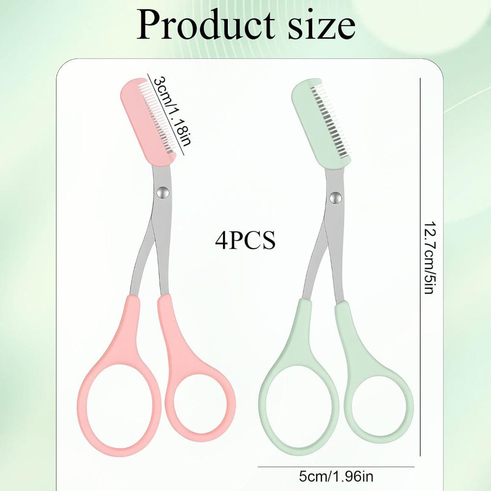 4-Piece Eyebrow Scissors Set,  - đánh giá và giá Men'S Grooming Eyebrow Trimming