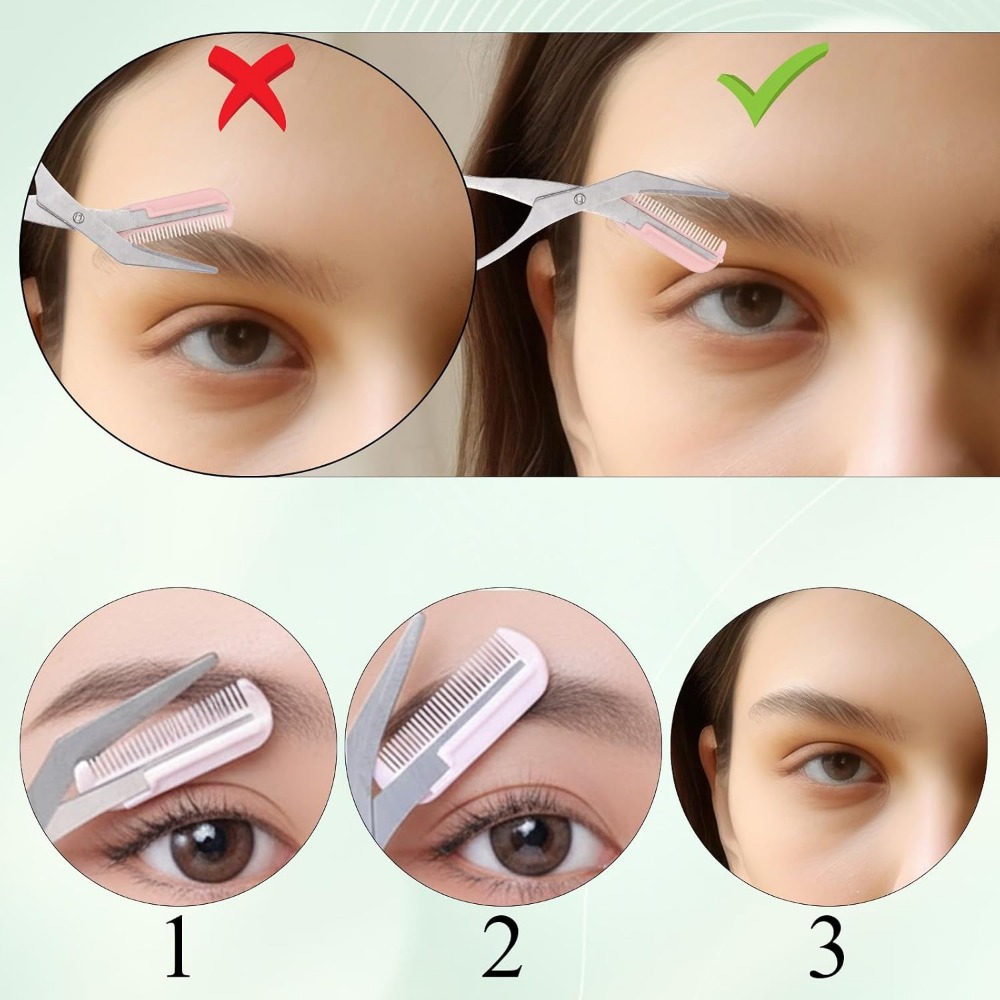 4-Piece Eyebrow Scissors Set,  - đánh giá và giá Men'S Grooming Eyebrow Trimming