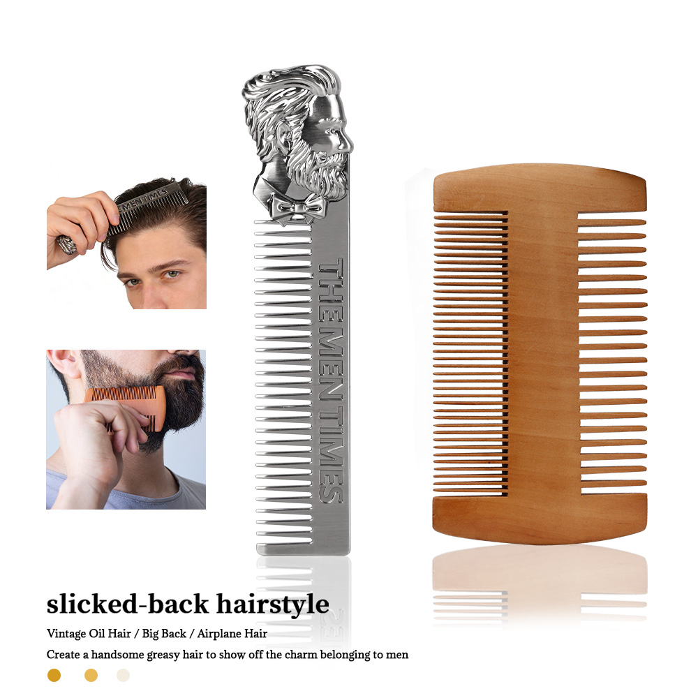 Men Vintage Beard & Hair Comb  - đánh giá và giá Men'S Grooming Hairstyles